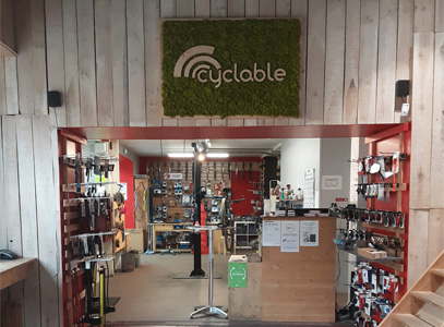 Intérieur magasin de vélos Services Rennes